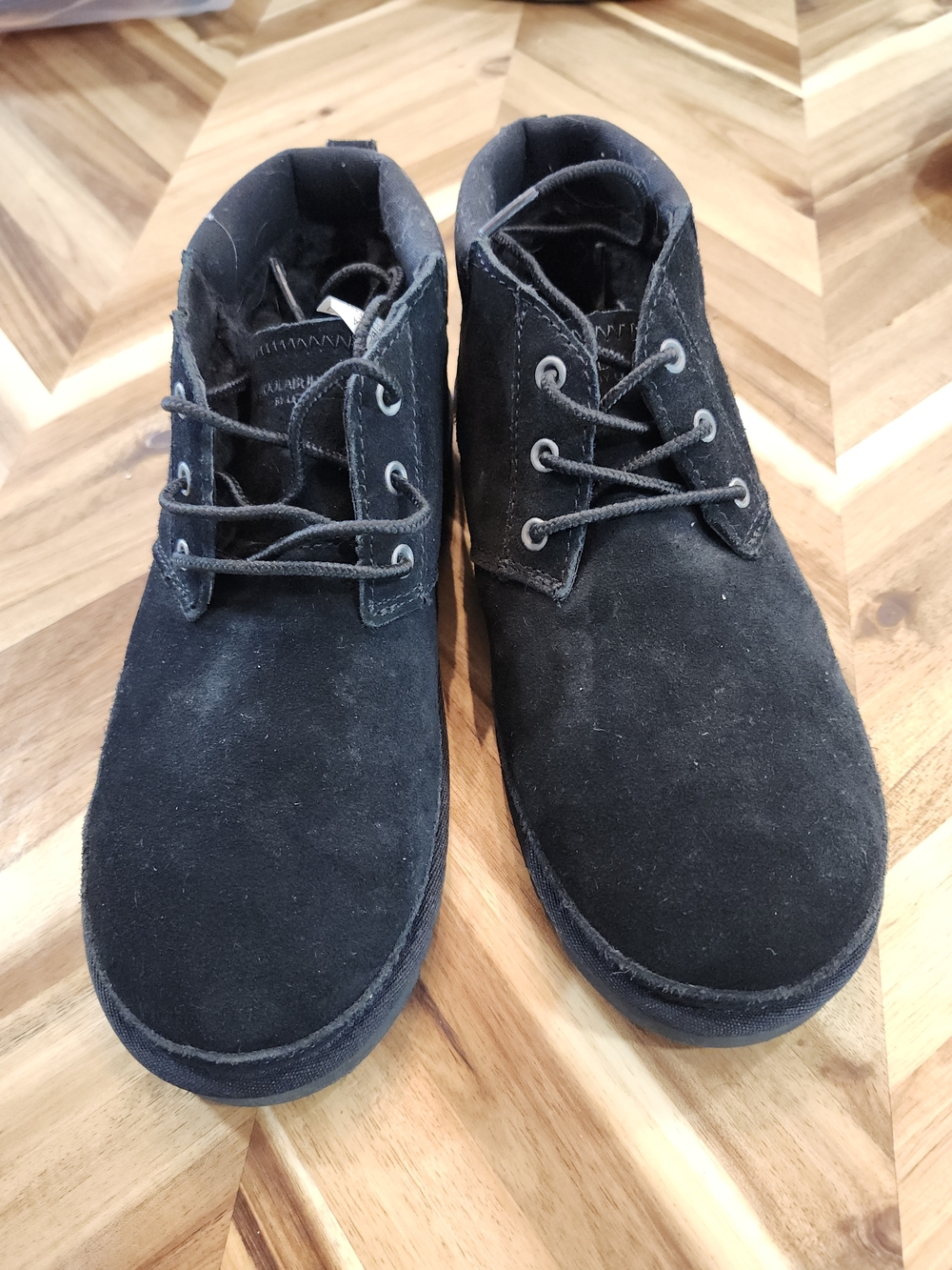 Women's Black Suede Chukka Boots  - Koolaburra By Ugg
